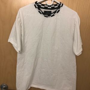 Black Collar T Shirt